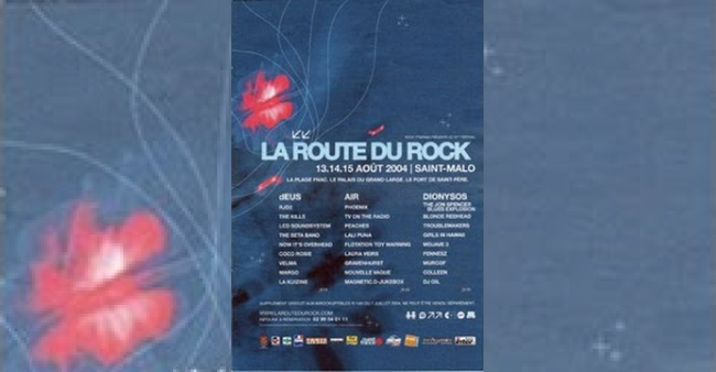 La Route du Rock de Saint Malo, Fort de Saint-Père, 13-14-15 août 2004